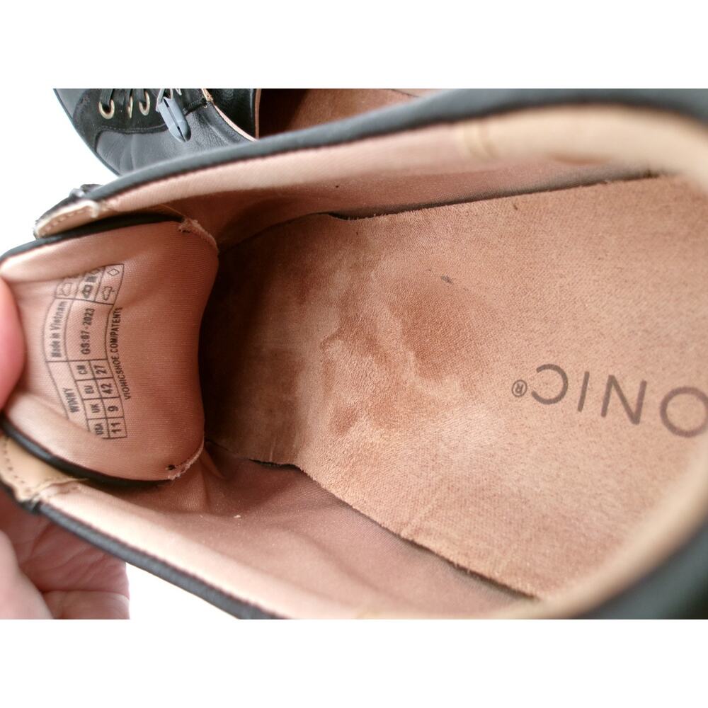 Vionic Winny Women's Black Lace Up Shoes Size 11 Casual Comfort - Picture 8 of 11